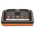 Hoover Commercial Dual Bay Charger, 9" Wide, Black CH90002